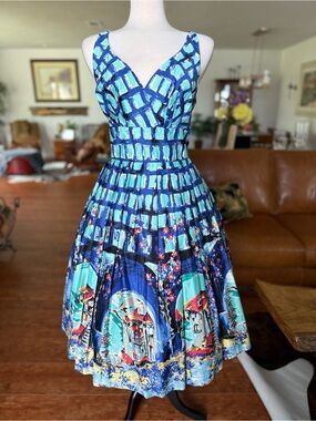 🚢 RetroSpec’d Elizabeth in Capri Pinup Swing Dress